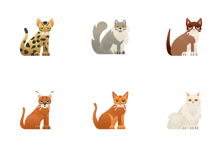 Download Breed Cats 2 Icon pack Available in SVG, PNG & Icon Fonts